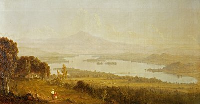 Lake Winnipesaukee, 1858 tekijältä Sanford Robinson Gifford