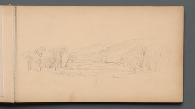 Skizzenbuch, Seite 06: "Gorham" (Maine) tekijältä Sanford Robinson Gifford
