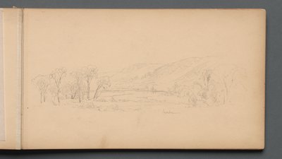 Luonnoskirja, sivu 06: Gorham Maine, 1859. tekijältä Sanford Robinson Gifford