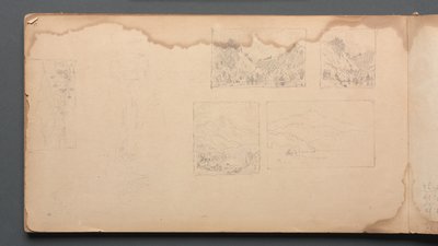 Luonnoslehti, sivu 39: Maine Landscape Vignittes tekijältä Sanford Robinson Gifford