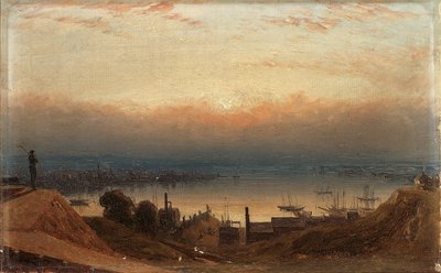 Patapscon allas Federal Hillistä, Baltimoresta tekijältä Sanford Robinson Gifford