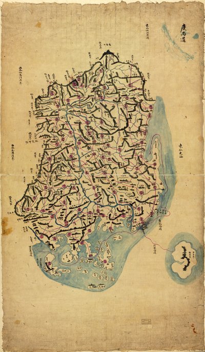 Chosŏn chido. LOC 83675009-1 tekijältä Sang Gi Chŏng