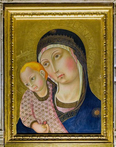 Pilarin Madonna tekijältä Sano di also Ansano di Pietro di Mencio Pietro