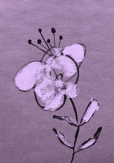 Abstrakti violetti kukinto tekijältä Santhosh ch
