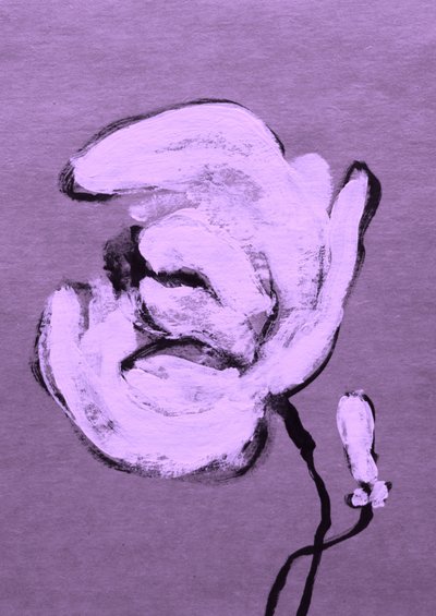 Abstrakti violetti kukinto tekijältä Santhosh ch