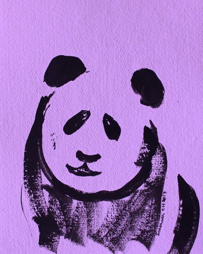 Suloinen violetti panda tekijältä Santhosh ch