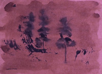 Pimeä metsämaisema tekijältä Santhosh ch