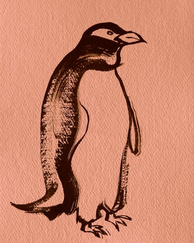 Tyylikäs pingviini musteella tekijältä Santhosh ch