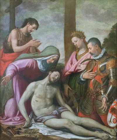 Kristuksen laskeutuminen, n. 1592 (öljy puulle tekijältä Santi di Tito