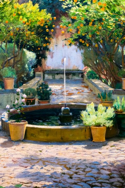 Appelsiinipuiden tuomioistuin tekijältä Santiago Rusinol i Prats