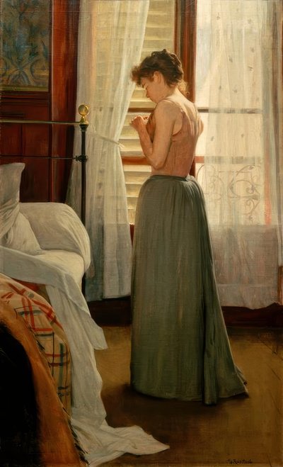 Sisustus vaimon kanssa tekijältä Santiago Rusiñol
