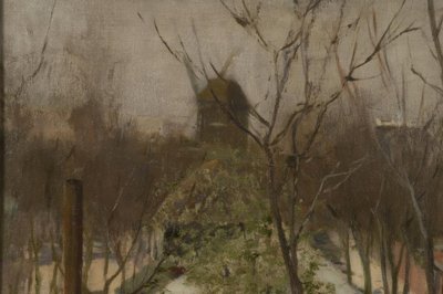 Park von Moulin de la Galette tekijältä Santiago Rusiñol
