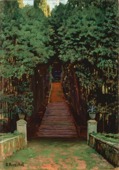 Portaat puutarhassa tekijältä Santiago Rusiñol