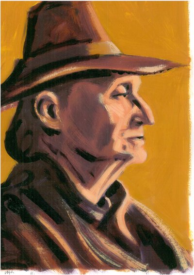 Edith Sitwell (1887-1964), 2008 (öljy) tekijältä Sara Hayward