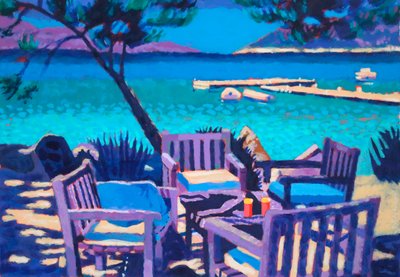 La Mer # 3, 2023 (akryyli taululle) tekijältä Sara Hayward