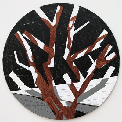 Twixt Heaven & Earth II-B (akryyli pyöreällä levyllä) tekijältä Sara Hayward
