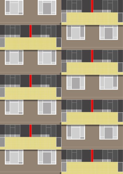 Spa Green Estate, 2017 (digitaalinen) tekijältä Sarah Evans