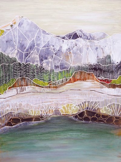 Geometrinen vuoristojärvi tekijältä Sarah Fitzgerald