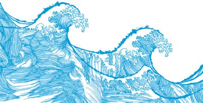 Kanagawa Wave, 2009 (Ji Gita l) tekijältä Sarah Hough