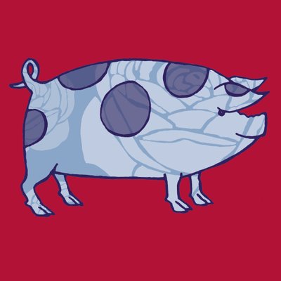 Piddle Valley Pig, 2005 (digitaalinen) tekijältä Sarah Hough