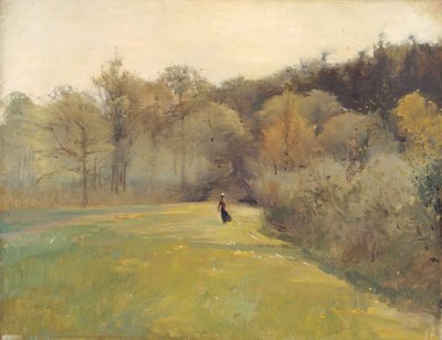 Llandrindod Wells, noin 1900 (maalaus) tekijältä Sarah Paxton Ball Dodson