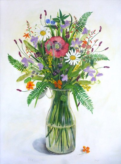 Gartenblumen, 2023 von Sarah Thompson-Engels