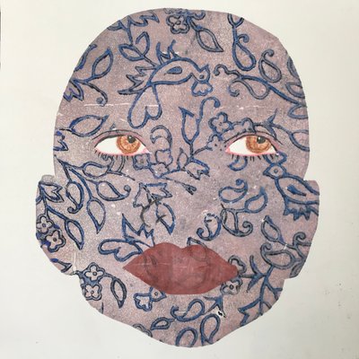 Tatuointi, 2020, (musteprintti) tekijältä Sarah Thompson Engels