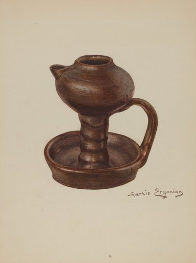Rasvalamppu, c. 1939. tekijältä Sarkis Erganian