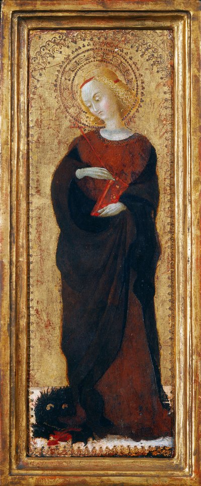 Pyhä Margaret, n. 1435. tekijältä Sassetta