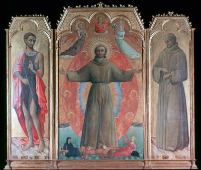 Pyhän Franciscuksen ekstaasi, 1437-1444 tekijältä Sassetta