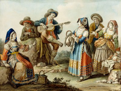 Napolilainen laulu, 1882 tekijältä Saviero Xavier della Gatta