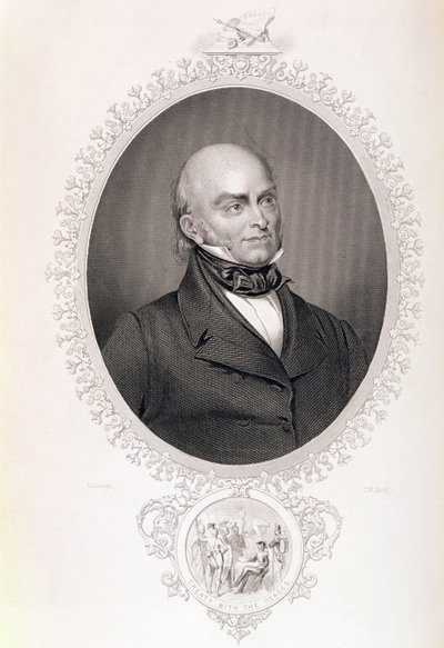 John Quincy Adams, "The History of the United States", voi. II, Charles Mackay, kaiverrus T.W. Metsästää tekijältä Savinien Edme Dubourjal