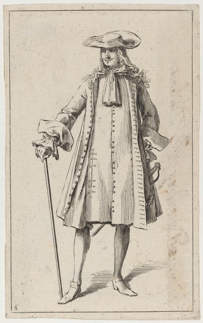 Mies miekalla tekijältä Sébastien Le Clerc the elder