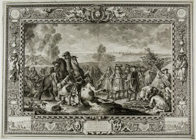 Douain piiritys vuonna 1667 tekijältä Sébastien Le Clerc the elder