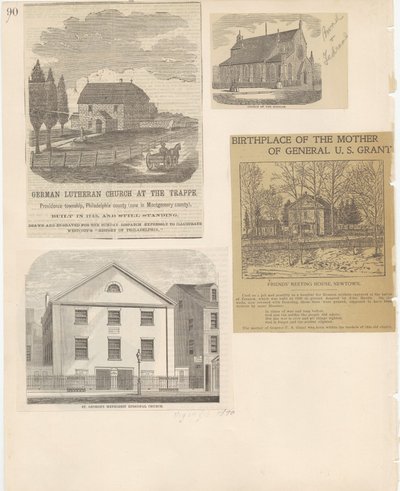 Castner Scrapbook v.22, Churches 1, sivu 90 (litho) tekijältä School American