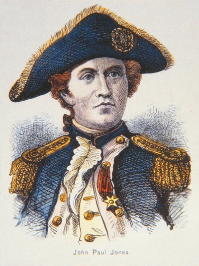 John Paul Jones (väri litho) tekijältä School American