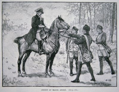 Majuri John Andren vangitseminen (litho) tekijältä School American