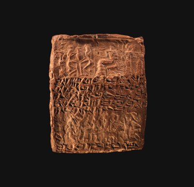 Nuolenpäällinen tablettikotelo, jossa on neljä sylinterisinettiä, n. 20.–19. vuosisadalla eKr. (savi) tekijältä School Assyrian