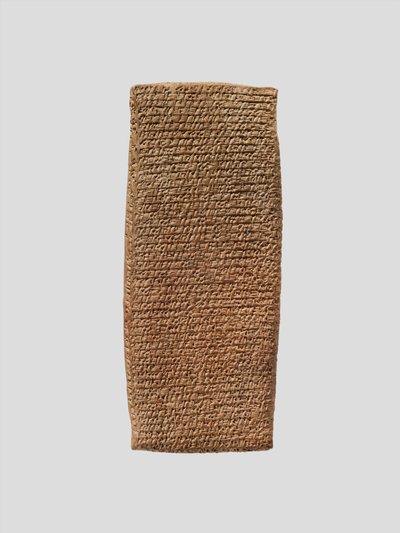Nuolenpäätaulu: muistiinpano oikeudenkäynnistä, n. 20.–19. vuosisadalla eKr. (savi) tekijältä School Assyrian