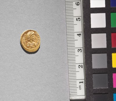 Solidus of Arkadios (kääntöpuoli), 395-408 (kulta) (katso kääntöpuoli CVL 499735) tekijältä School Byzantine