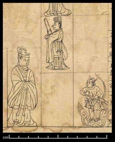 Almanakka AD 978, Dunhuang Mogao, Kiina, n. 978 (muste paperille) tekijältä School Chinese