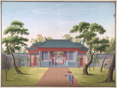 Honamin temppeli - sisäänkäyntiportti tekijältä School Chinese
