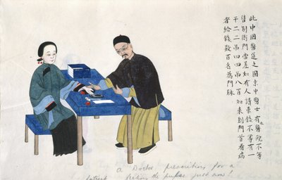 Tai 11539 fol.89v Ottaa sykkeen, albumista elämän kohtauksia Kiinassa (akvarelli paperille) tekijältä School Chinese