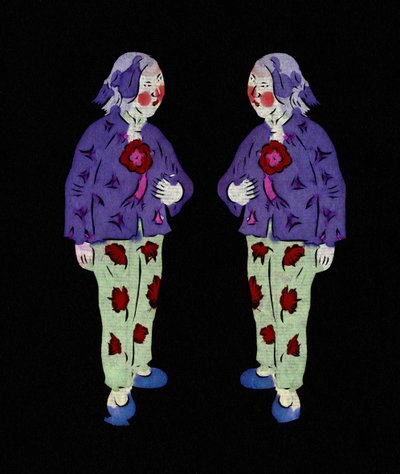 Maalattu paperileikkaus eli "Jian Zhi", kiinalaista kansantaidetta, Pekin. tekijältä School Chinese