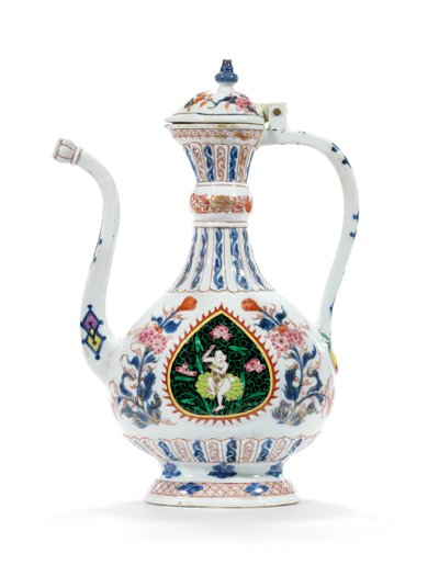 Ruusu-Imari-astia ja kansi Lähi-idän markkinoille, 1700-luvun toinen neljännes (keraaminen) tekijältä School Chinese