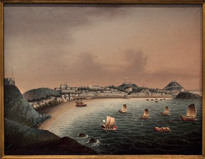 Tiukat säännöt Macaossa (Kiina). Kiinalaisen taiteilijan maalaus, öljy kankaalle, 1700-luvun alku. Merimuseo, Rotterdam (Alankomaat). tekijältä School Chinese