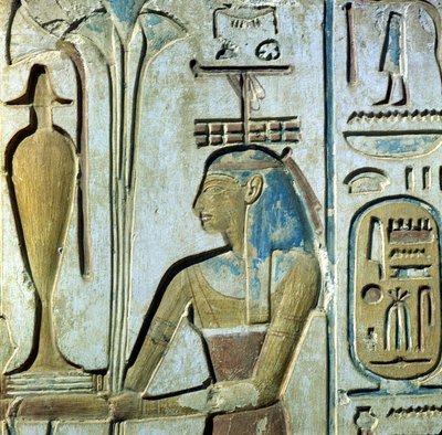 Abydos: Seti I:n temppeli, joka on omistettu jumala Osirikselle. tekijältä School Egyptian