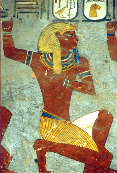 Muinainen Egypti, Maalaus, Ramses I:n hauta, Thebes tekijältä School Egyptian