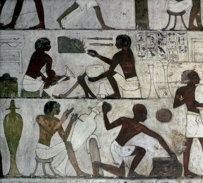 Luxor Thebes: Rekhmiren hauta, käsityöläiset. tekijältä School Egyptian