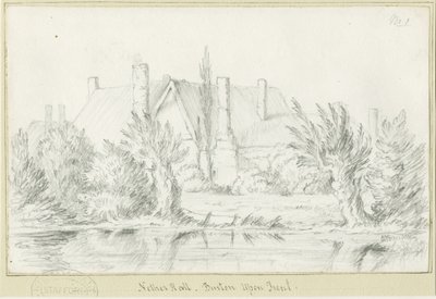 Burton-upon-Trent - Nether Hall: lyijykynäpiirros, nd [?1800-luku] (piirustus) tekijältä School English